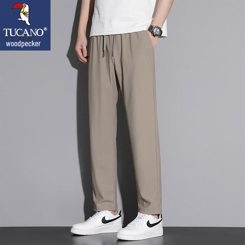 Tucano Men's Ice Silk Quick-Dry Straight Leg Casual Pants