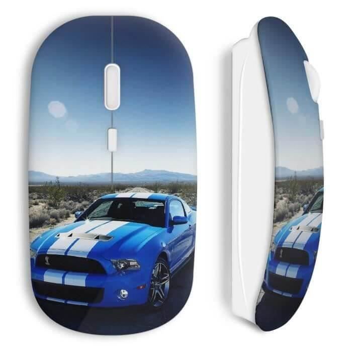 Souris Sans Fil Blue Mustang Voiture