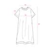 Shop   Women S overSized Lettered Slit Maxi dreSS wdmS Wdr tS14501598