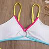 Spleißen Mid Taille High Cut Bikini Weiblichen Badeanzug Frauen Bademode Zwei-stück Bikini set Badende Badeanzug Schwimmen dame