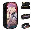 Sukuna Jujutsu Kaisen Anime Trousse à crayons Sac à crayons amusant Filles Garçons Grand rangement Bureau Trousse à crayons cosmétiques