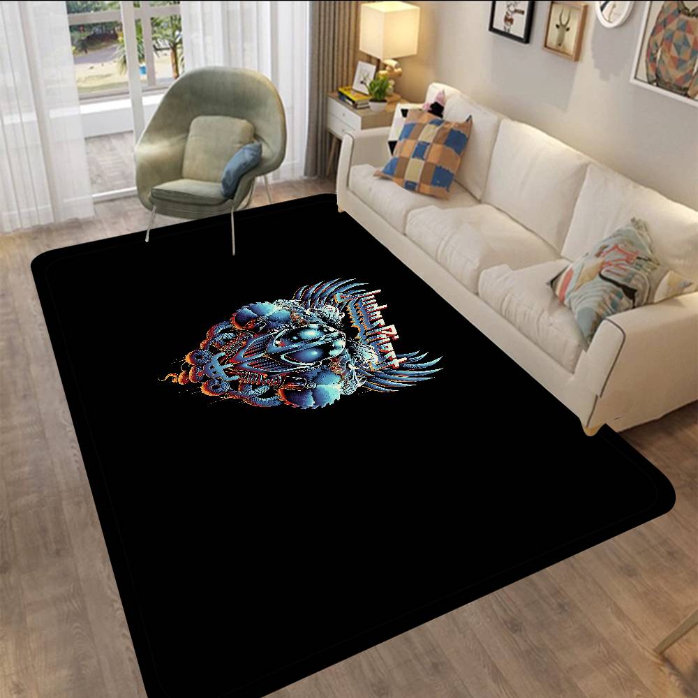 Band J-judas Priest Room Mats Anti-slip Absorb Water Long Strip Cushion Bedroon Mat Household Carpets