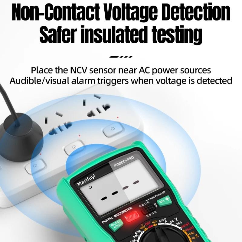Professional 2000V 20A Extra-Large Range Digital Multimeter Photovoltaic Multimeter True RMS Multifunctional All-in-One Machine High-precision Tester