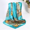 4PcsSetof Oversized Square Scarves Polyester Silk-Feel Neck Scarves Headscarves Sleep Caps Casual Fashion Hair Accessories