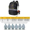 Durable And Safe Backpack Rain Cover Reflective Strip Waterproof Ultralight Backpack Cover Anti-Slip Cross Buckle Strap Hiking Camping Biking