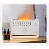 800mL Large Capacity Flaming Aroma Diffuser Humidifier Home/Office Desk Decor LED Flame Effect Essential Oil Diffuser