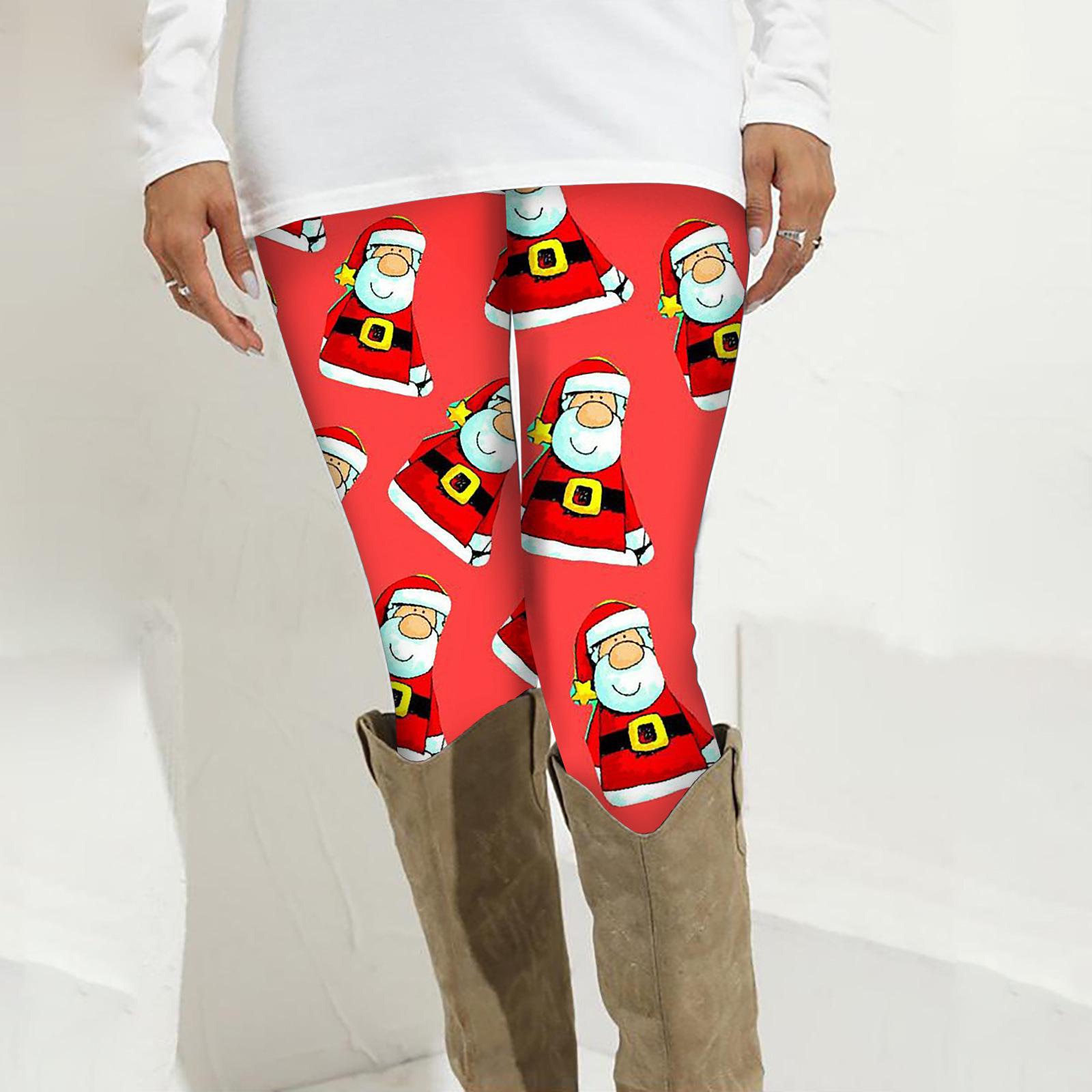 High-Waisted Fashionable Printed Yoga Leggings for Women XXL