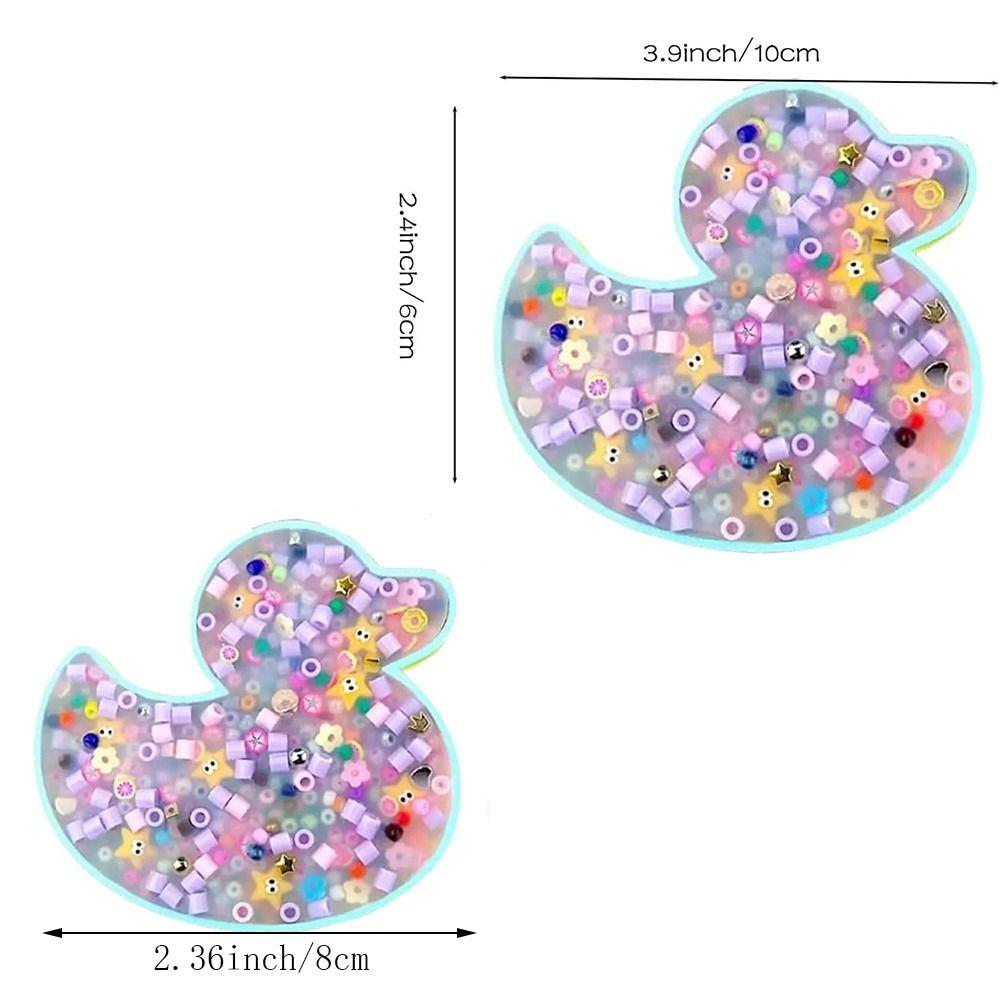 Anxiety Toy Pad Duck Picky Pad Stress Relief Pick Pad Fidget Decompression Toy  for Adults Kids