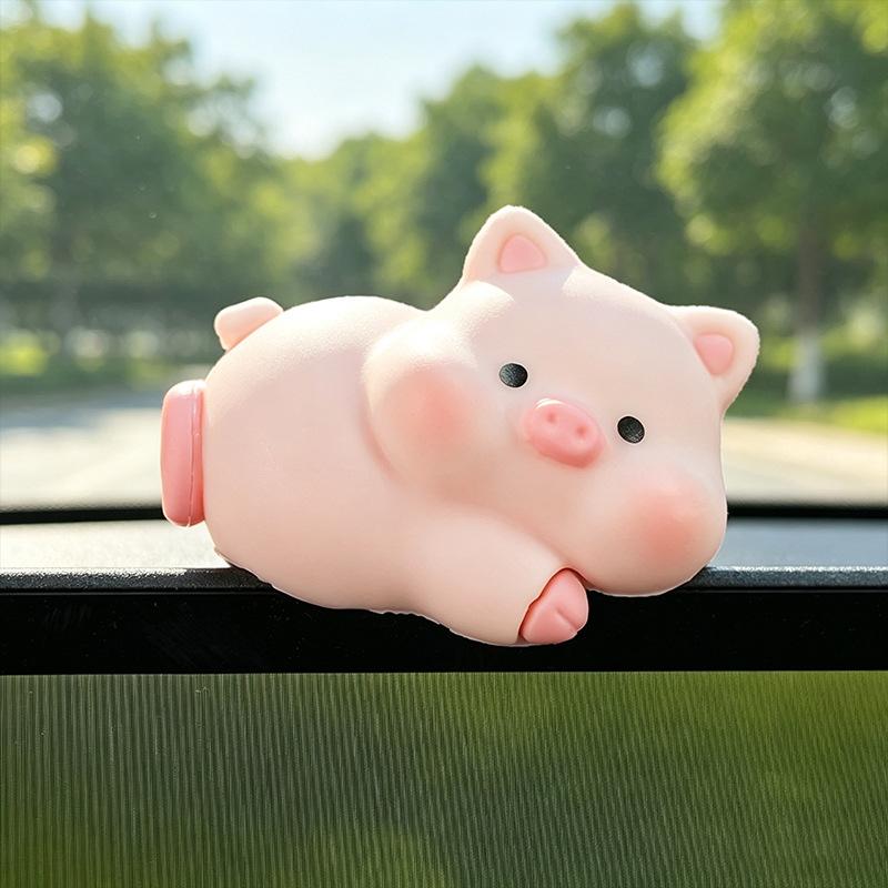 Cute Cartoon Car Dashboard Doll Car Screen Interior Decor Ornament