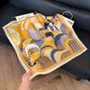 New 71 * 71cm Korean version small square scarf women's silk scarf spring and summer thin sunscreen scarf neck protection tied bag headband scarf