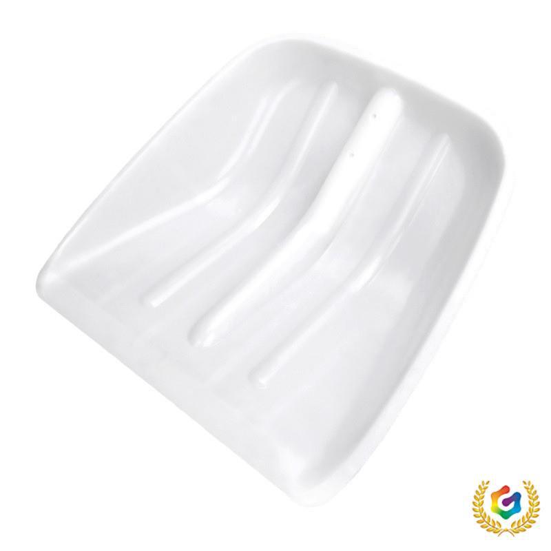 Extra Wide Tempered Iron and Plastic Snow & Grain Shovel