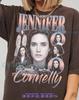 Jennifer Connelly Vintage Actress Retro 90s Celebrity Graphic Comfort Colors® Tshirt, Hollywood Icon Fan Apparel Gift Tee
