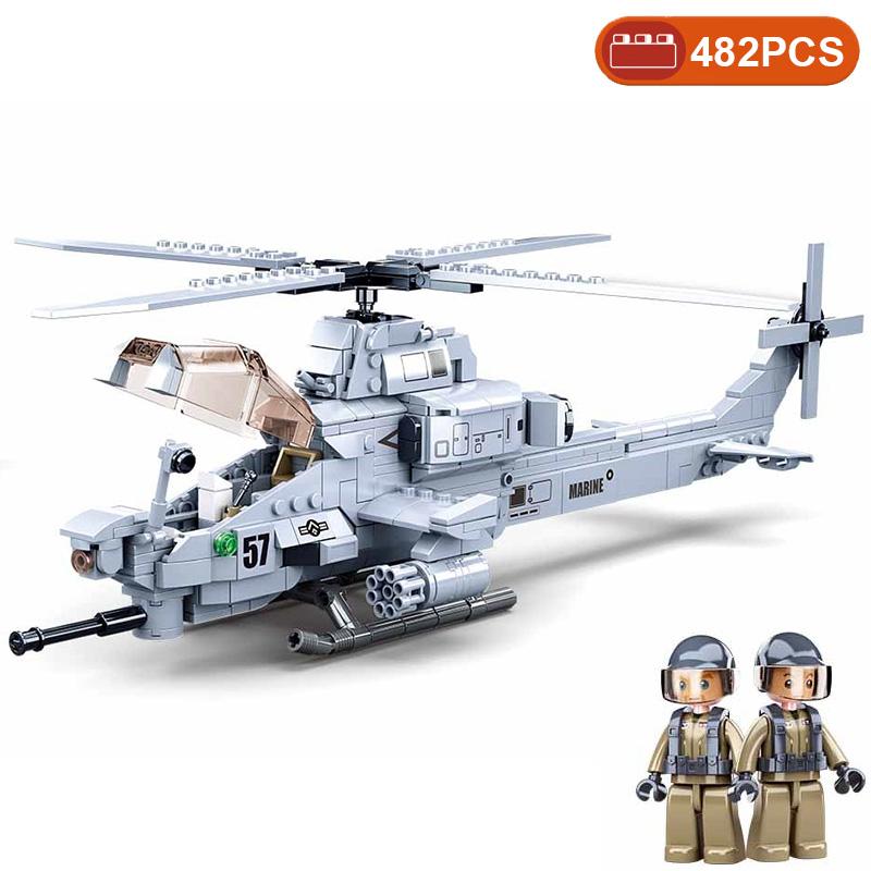 Modern Military SR-71 Blackbird Spy Plane F-15 Fighter Aircraft Soldier Building Blocks Sets Airplane Model Dolls Brick Kids Toy
