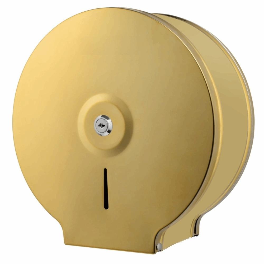 Brushed Finish Toilet Paper Dispenser 9 Inch Roll Jumbo Roll Dispenser  For Commercial Use
