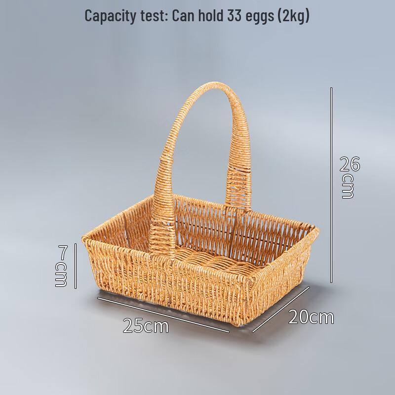 Handwoven Rattan Picnic Basket Set
