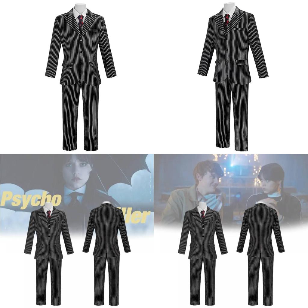 Wednesday Season 2 Cosplay Costume With Polyester Fabric For Halloween Stage Performance