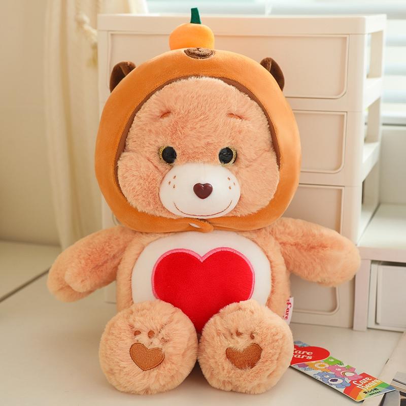 

Care Bears Cartoon Plush Toys Bear Turn Into Rabbit Shark Capybara Soft Stuffed Toys Cars Home Decoration Bear Plush Dolls 33cm