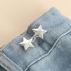 2 Pairs Pants Waist Tightener for Loose Jeans Alloy Star Jean Waist Pin No Sew Detachable Waist Buckle Button Pins for Women Jeans Skirts Trousers
