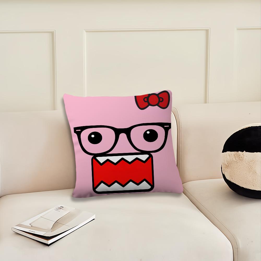 Tecknad Söt kuddfodral Kuddöverdrag Domo kun Överdrag Dekoration Rum Hem Soffa Vardagsrum Kontor Bil Nordisk Enkelhet