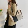 Womens Large Pu Tote Bag With Inner Pocket And Soft Structure For Work And Casual