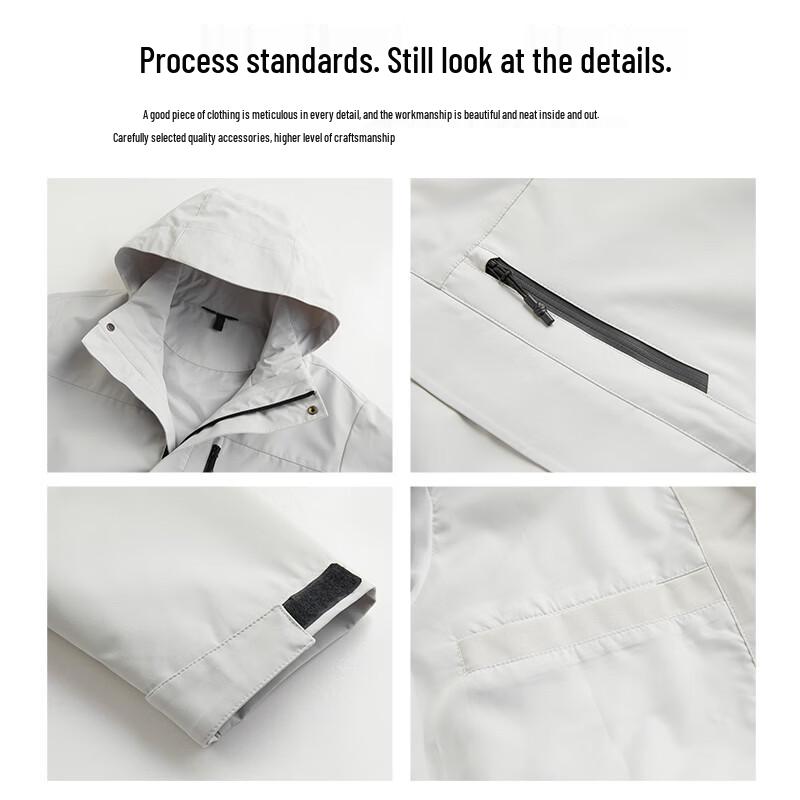 MEDE Men's Workwear Hooded Windproof Jacket