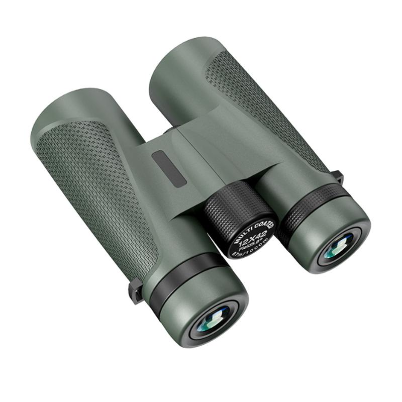 Profesjonalne lornetki HD Pryzmat Bak4 Powłoka FMC Zielona Teleskop Szerokie Pole Widzenia Na Kemping Outdoor