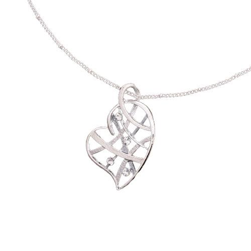 Luxury new color oil geometric lines love diamond pendant, fashionable and simple women's high-end necklace