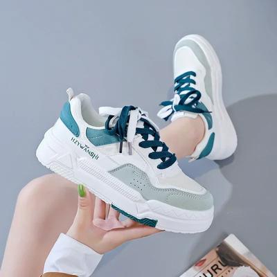 Fashion Chunky White Platform Sneakers Women Luxury Designer Brand High Quality Shoes for Women Hightop Sneakers Winter Sports Ladies