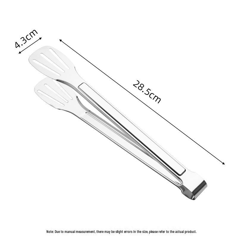 

Щипцы для хлеба из нержавеющей стали 304 с защитой от ожогов и утолщенной крышкой для барбекю 12inch серебряный