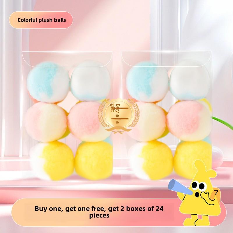 New Cat Toy Silent Ball Self-hi To Relieve Boredom Cat Cat Toy Plush Elastic Ball Bite-resistant Cat Teaser Stick Cat Supplies