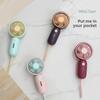 Mini Handheld Fan, USB Charging, Portable, Multi-color Breathing Light, Small Pocket Size, New Model