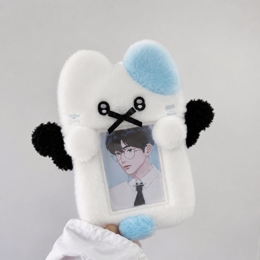 Cute Photocard Case Student Card Holder Bag Keychain Fox Photocard Case Idol Photos Protective Cover Cartoon