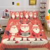 3D Christmas Printing Bed Set Cover King Size Polyester Bedding Set Boy Kid High Quality Bed Clothes