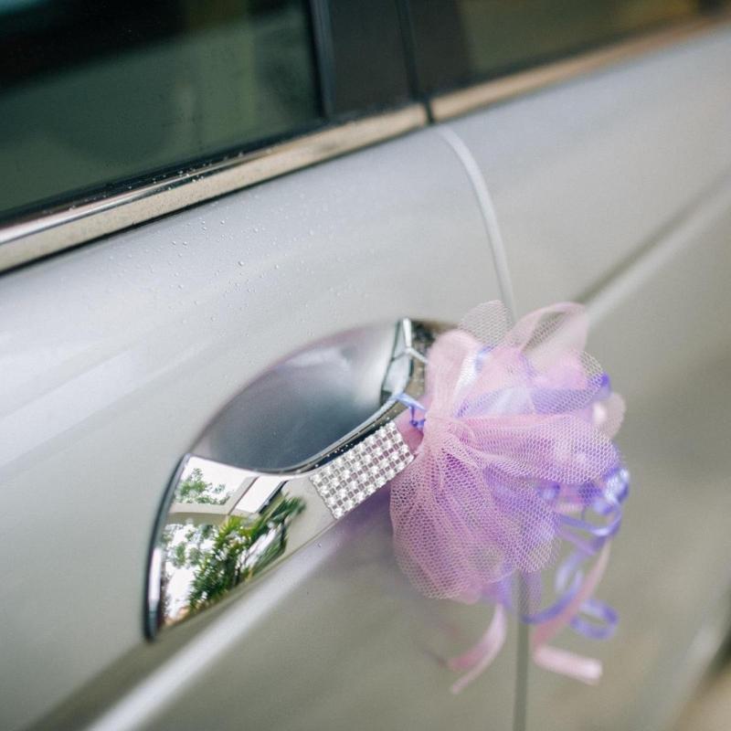 4 Rolls 8 Yards Rhinestones Mesh Ribbon, Sparkling Diamond Ribbon Trim for Art Craft, Birthday Wedding Cake Decoration