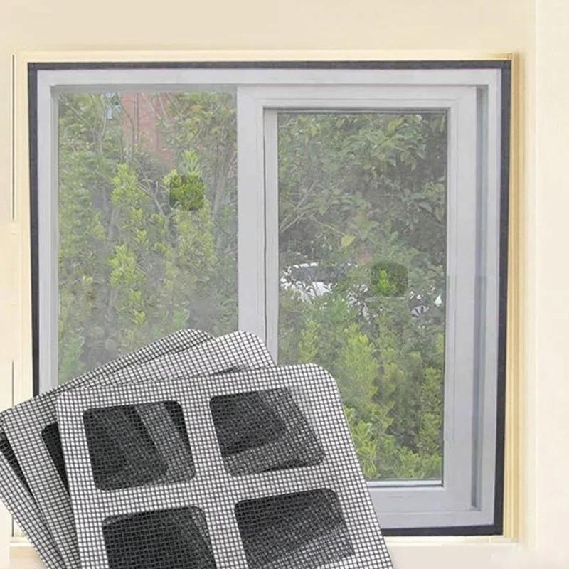 New 24Pcs/6sheet Fix Your Net Mesh Window Screen for Home Anti Mosquito Repair Screen Patch Stickers