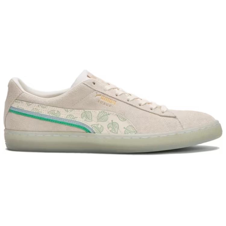 Puma Animal Crossing x Suede New Horizons Adidași Unisex Crem Alb-Șoaptă Albastru-Deschis 382962-01