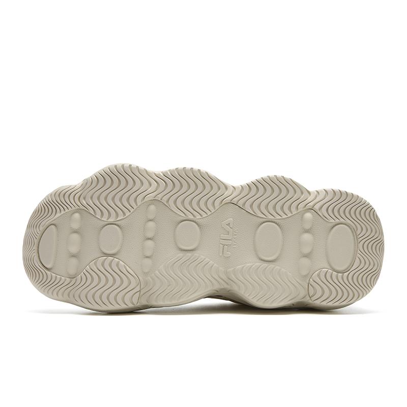 New FILA PEASE Abrasion Resistant, Breathable, Lightweight Low top Casual Shoes Women's White Brown F12W541114FMA