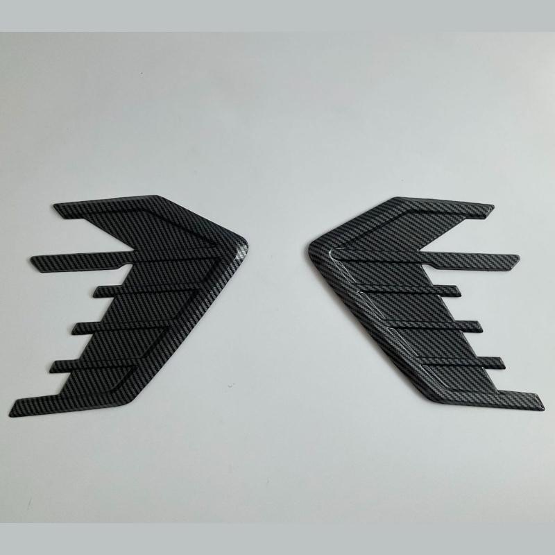 Car Side Air Outlet Vent Decoration Sticker Trim Exterior Styling Accessory ABS Construction Vent Decal