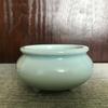 Celadon Imitation Temple Double Ear Ceramic Thread Incense Burner Temple Buddha Furniture Ceramic Sandalwood Incense Burner