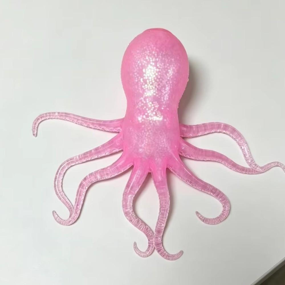 Vibrant Colors Octopus Squeeze Toy Slow Rebound Octopus Squishy Toy  Anxiety Relief