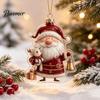 Gift Ideas for Friends And Family 2D Flat Acrylic Christmas Hanging Ornaments, Decorative Holiday Tree Decorations Bright Colored Ornaments