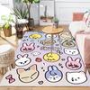 Cartoon Rabbit Rug Floor Mat for Living Room or Bedroom Soft and Comfortable Carpet a Gift for Birthday and Holiday.ZFF0913256