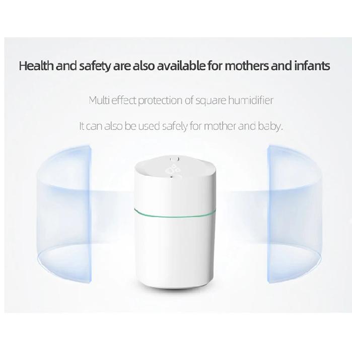 New USB Rechargeable Ultrasonic Diffuser Smart Car Humidifier Air Purifier Mini Portable Water Air Desktop Humidifier