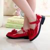 Girl Princess Leather Shoes PU Casual Baby Black Red Girls Fashion Brand Glossy Dance Shoes for Children Gift