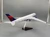 A350 Model Avion Delta Airlines Scara 1/142 47CM Avion cu Tren de Aterizare cu Roți Avion Miniatură pentru Colecție Suvenir Cadouri