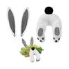 Easter Bunny Wreath Attachment, Bunny Butts for Wreath, Easter Bunny Butts Wreath Kit Door Decoration, Easter Wreath Attachment with Thief Rabbit Ears