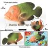 Çocuklar İçin Okyanus Hayvanları Stres Giderici Sıkma Oyuncakları - Yengeç, Ahtapot, Köpekbalığı, Balon Balığı, Dunkleosteus Modelleri