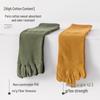 Men's Five-Toe Mid-Calf Cotton Socks: Sweat-Absorbent, Breathable, Anti-Odor, Antibacterial, Boneless – Perfect for Autumn and Winter.