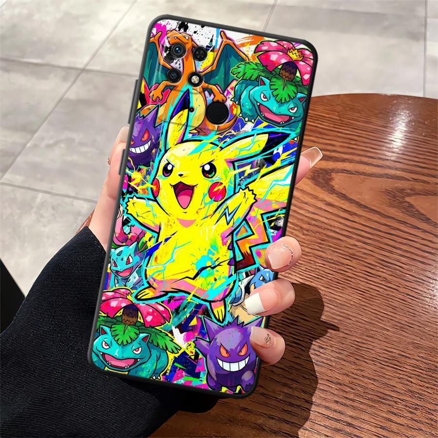 Hot Comic Pokemon Art Case for Xiaomi Redmi 13C K40 K80 Pro A4 A3 A1 A2 Plus 14C A5 12C 9 10 Funda Phone Cover