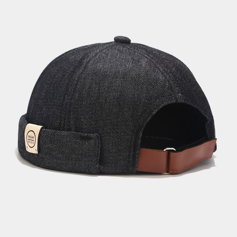 Cotton Streetwear Cap With Letter Embroidery For Summer Casual Men Women чёрный